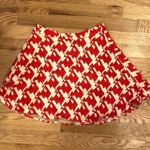 Red Aztec skirt